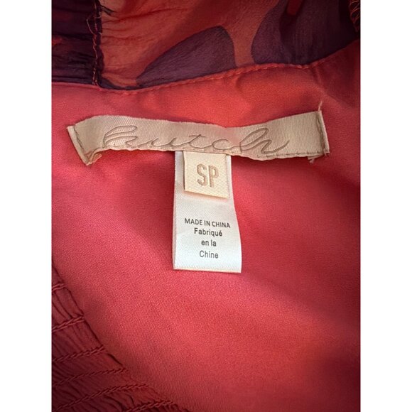 Hutch Puff Sleeve Ruffled Midi Dress Size SP - Picture 3 of 3